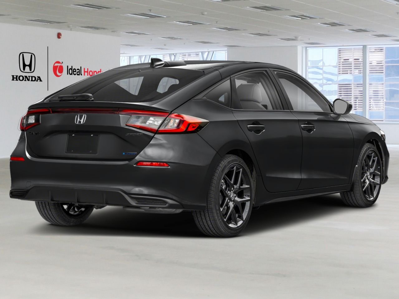 2026 HONDA Civic Hatchback Hybrid Crystal Black Pearl Mississauga - photo #2