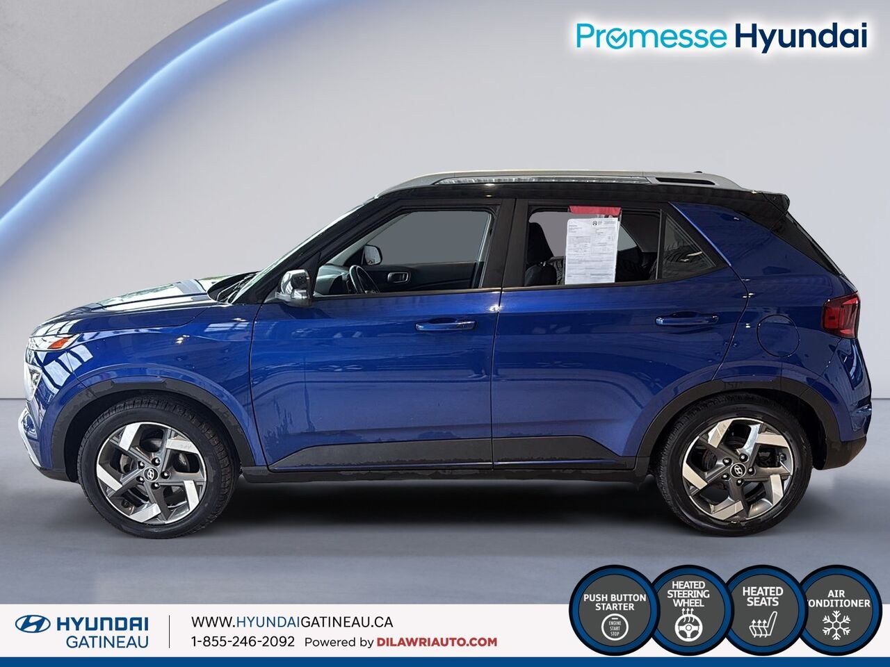 Hyundai Venue 2022 Bleu Gatineau - photo #4