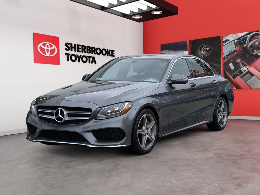 Mercedes-Benz Classe-C C-CLASS C300/SIÈGES CHAUFFANTS ET EN CUIR/AC BIZONE/CAMÉRA DE RECUL 2017 Gris