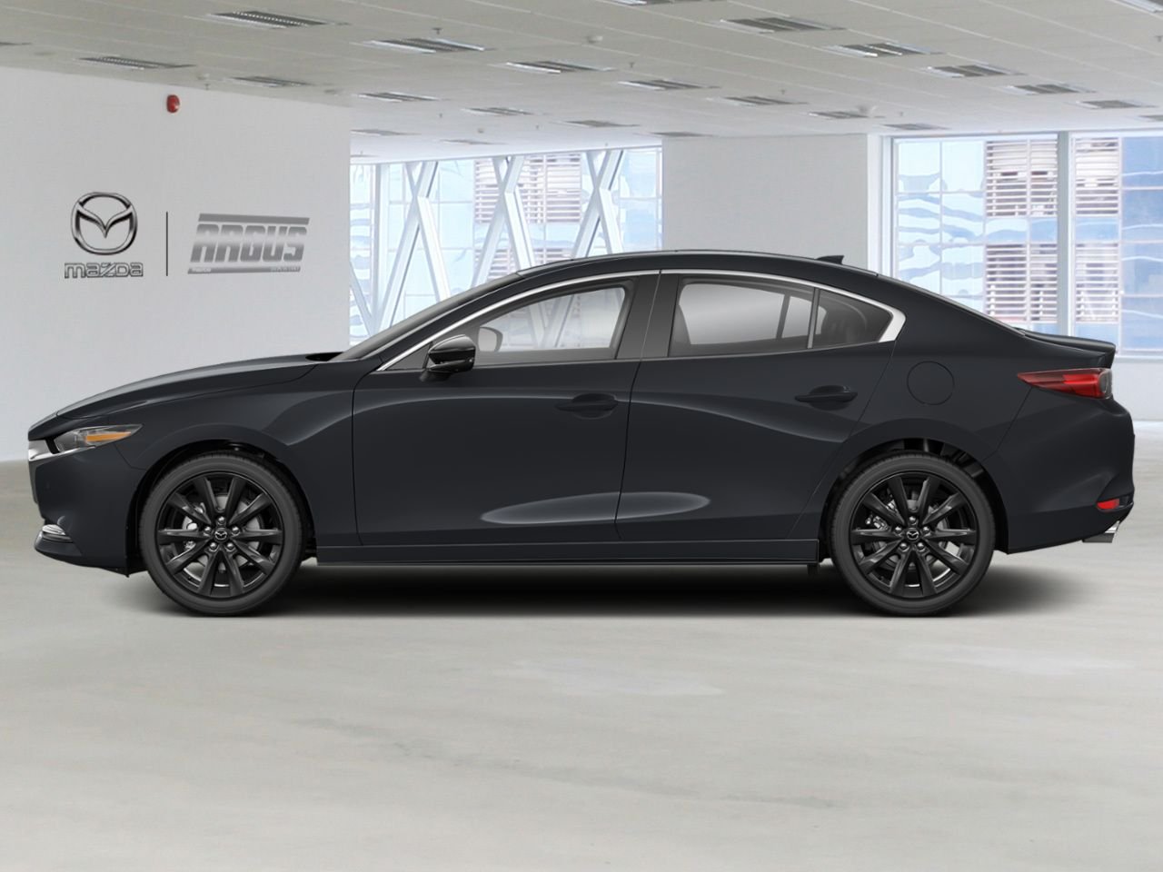 2026 MAZDA Mazda3 GT avec moteur turbo TI i-ACTIV Jet Black Mica Gatineau - photo #1