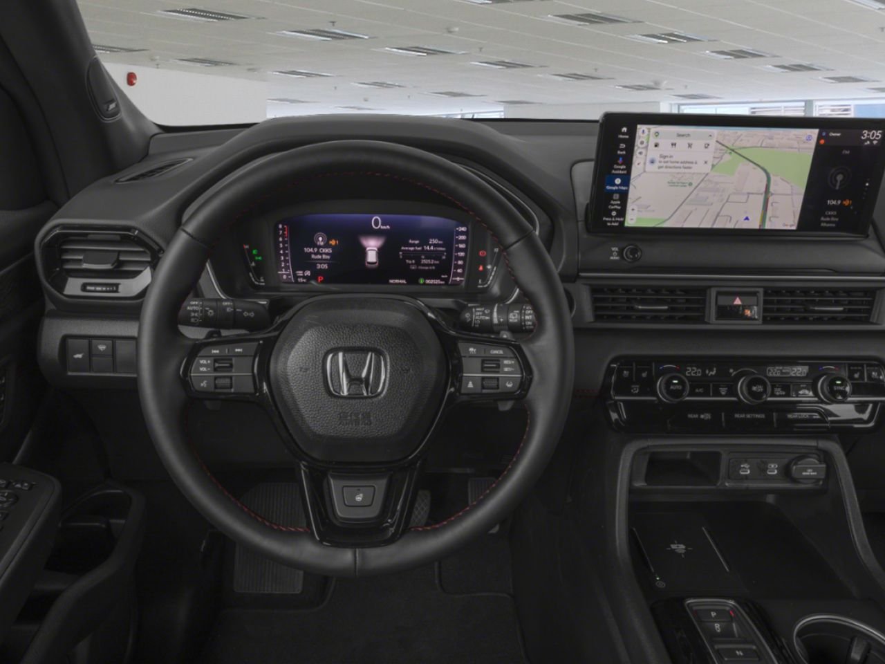 2026 HONDA Pilot Black Edition Traction Intégrale Sonic Grey Pearl Val-d'Or - photo #4