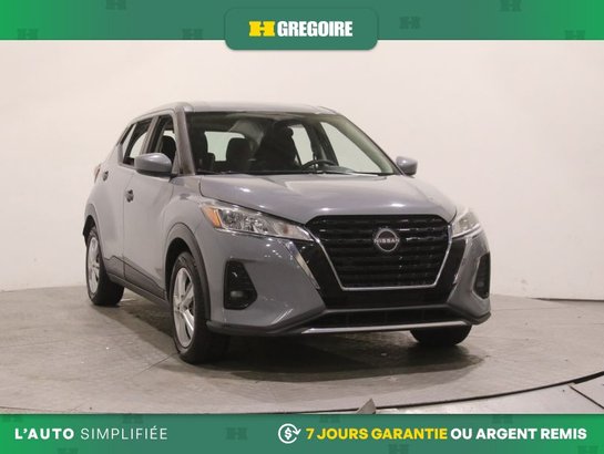 2022 Nissan Kicks S AUTO A/C GR ELECT CAM RECUL BLEUTOOTH Grey