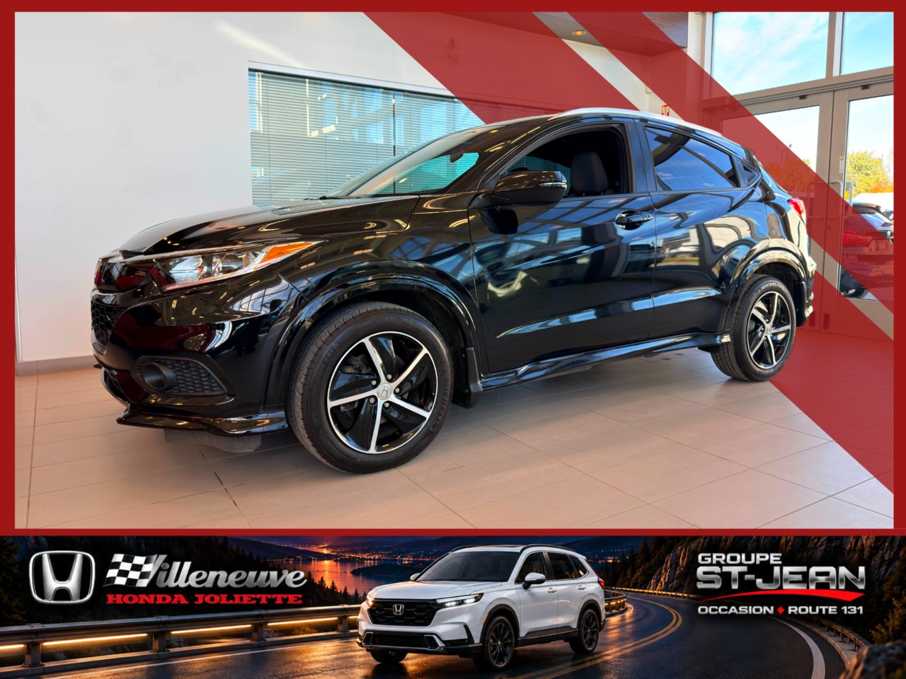 Honda HR-V 2021 Noir Notre-Dame-des-Prairies - photo #0