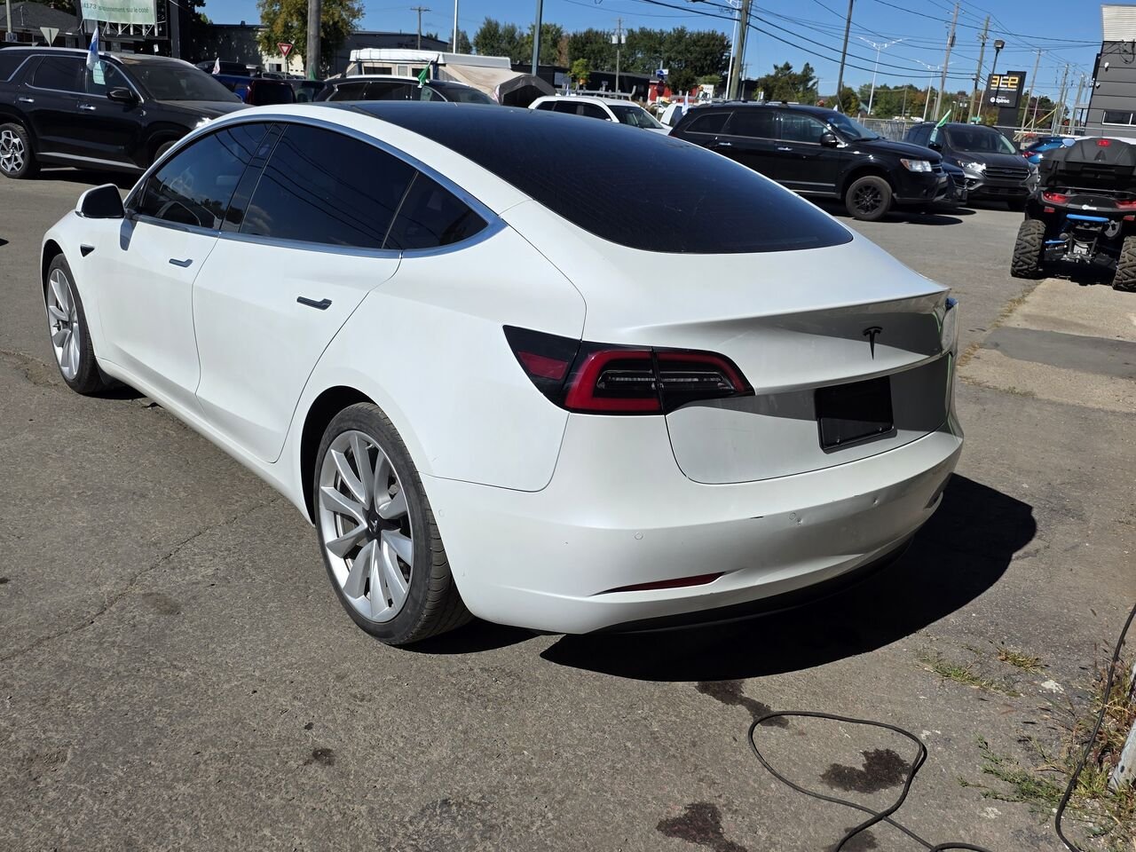 2020 Tesla Model 3 White  - photo #2
