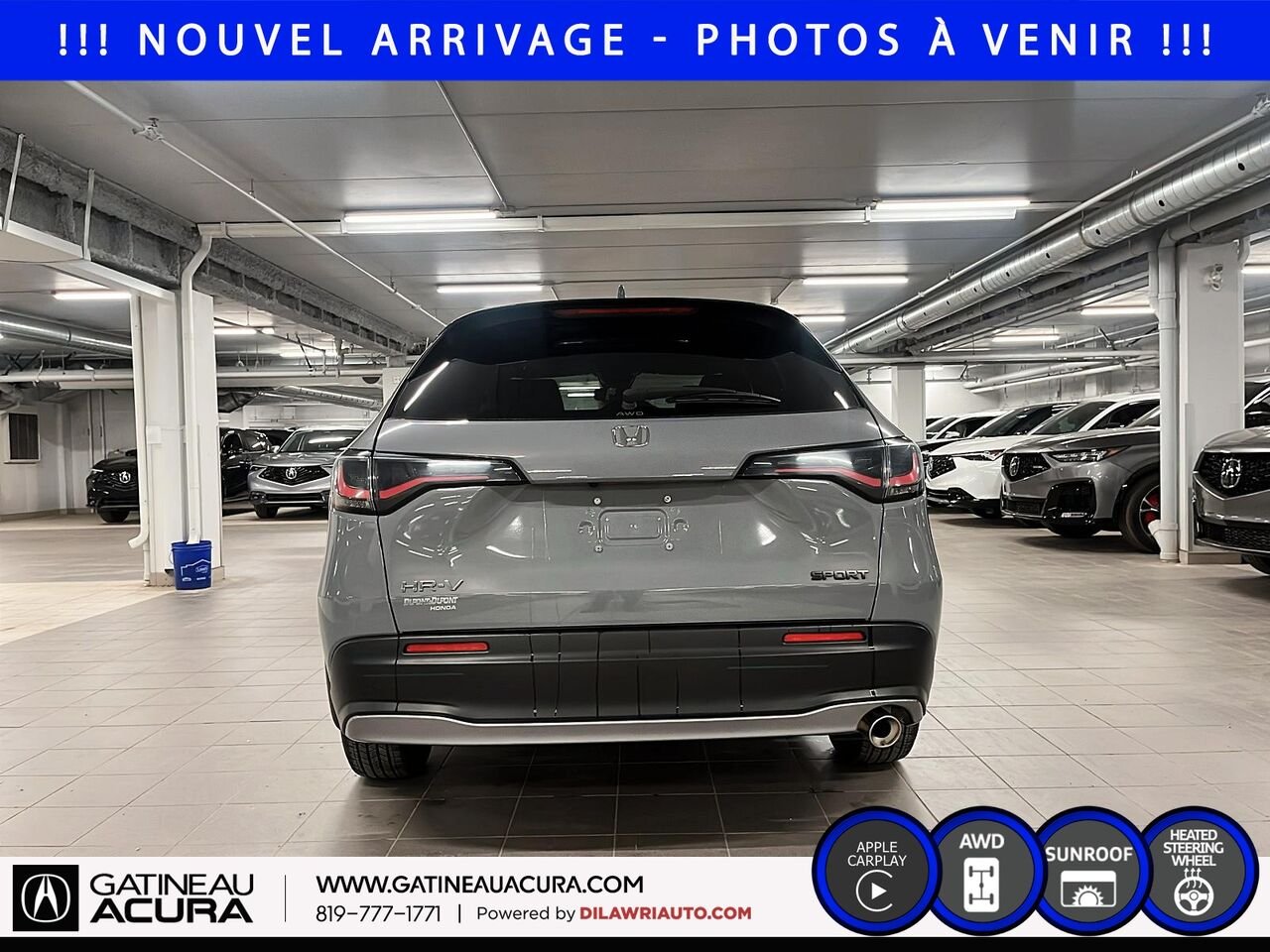 Honda HR-V Sport AWD 2024 Gris Ottawa & Gatineau - photo #5