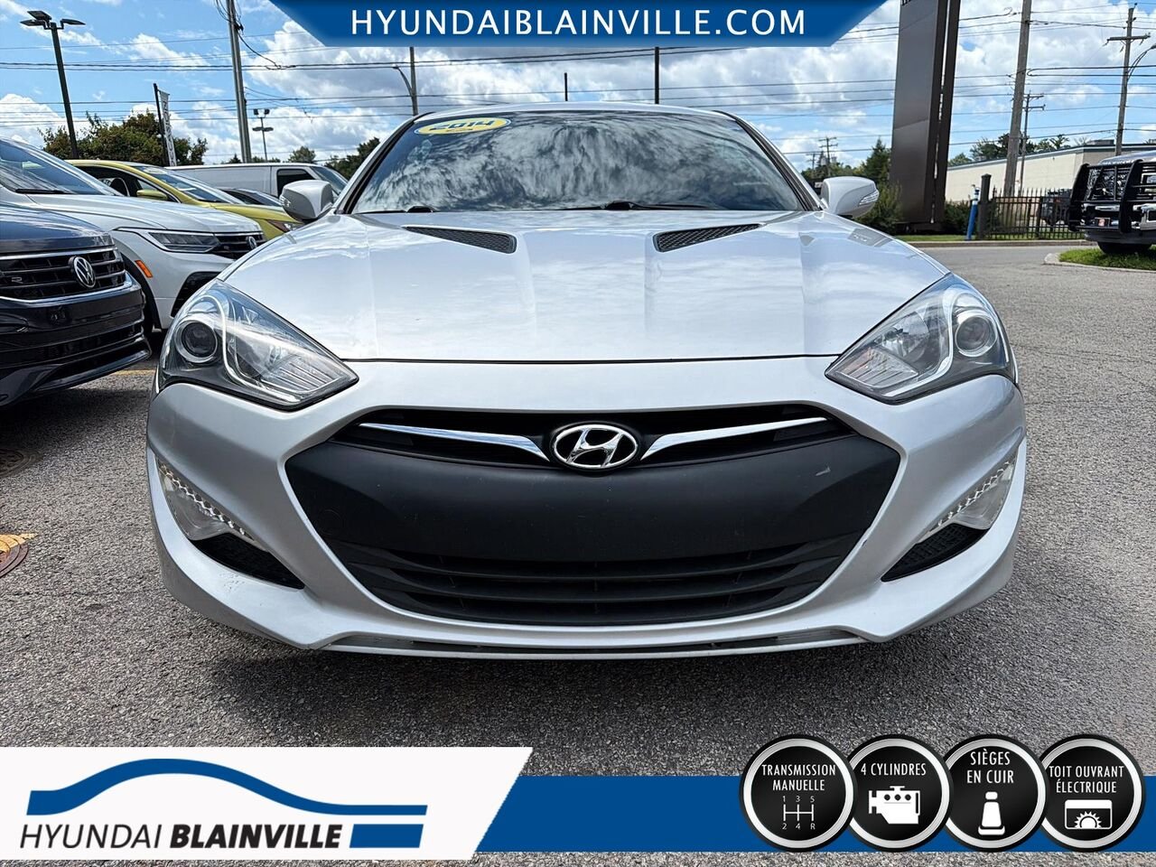 2014 Hyundai Coupé Genesis Silver Blainville - photo #1