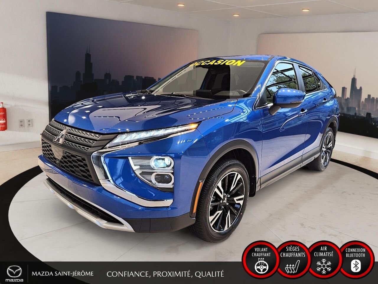 2025 Mitsubishi Eclipse Cross SEL | AWD | MAGS | PUSH START | Blue Saint-Jérôme - photo #0