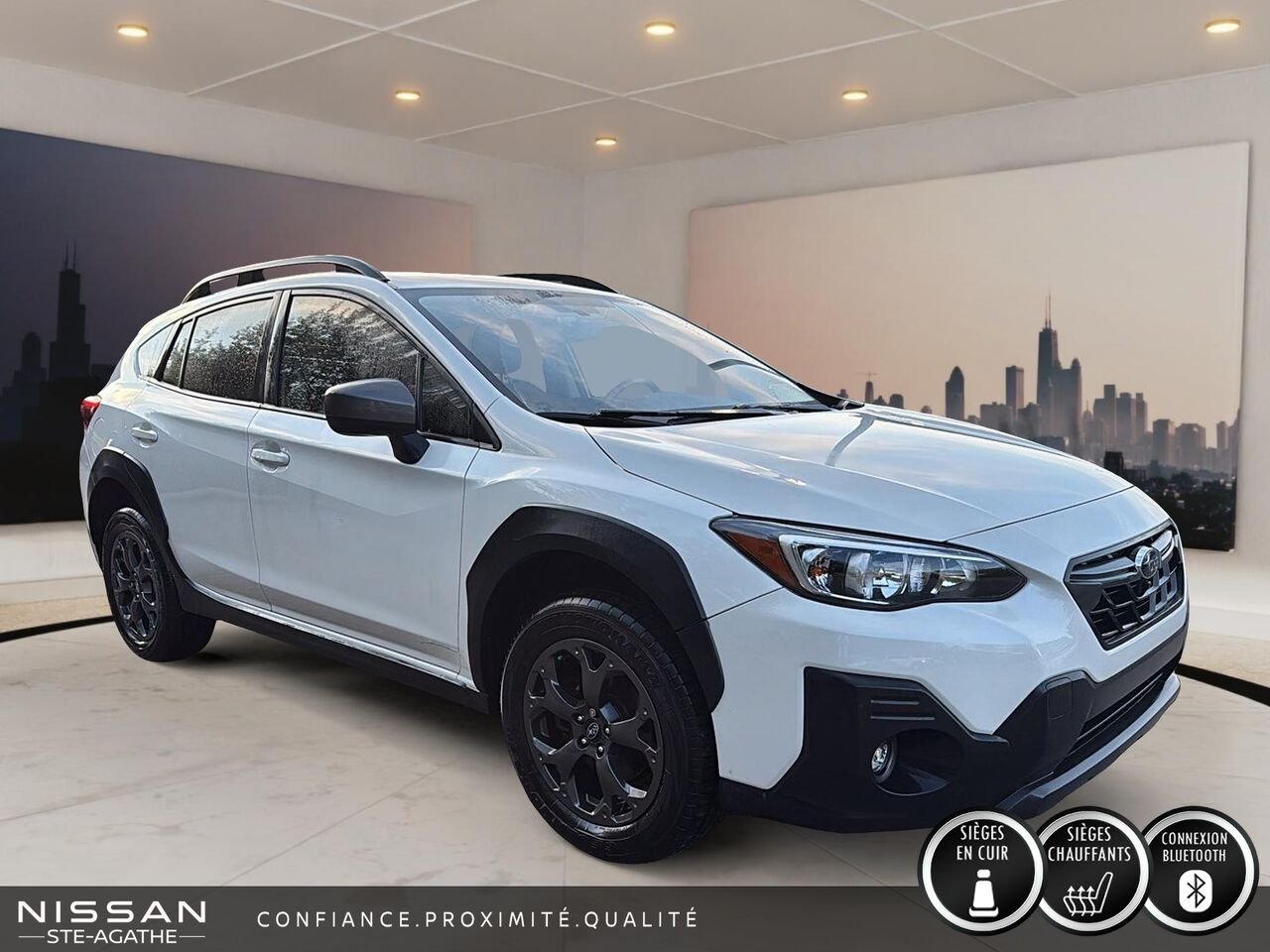 Subaru Crosstrek AWD|JAMAIS ACCIDENTÉ|CUIR 2022 Blanc Saint-Jérôme - photo #2