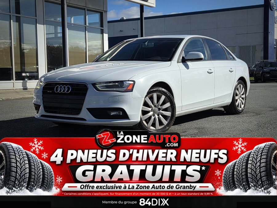 Audi A4 Quattro Quattro + 220HP 2014 Noir