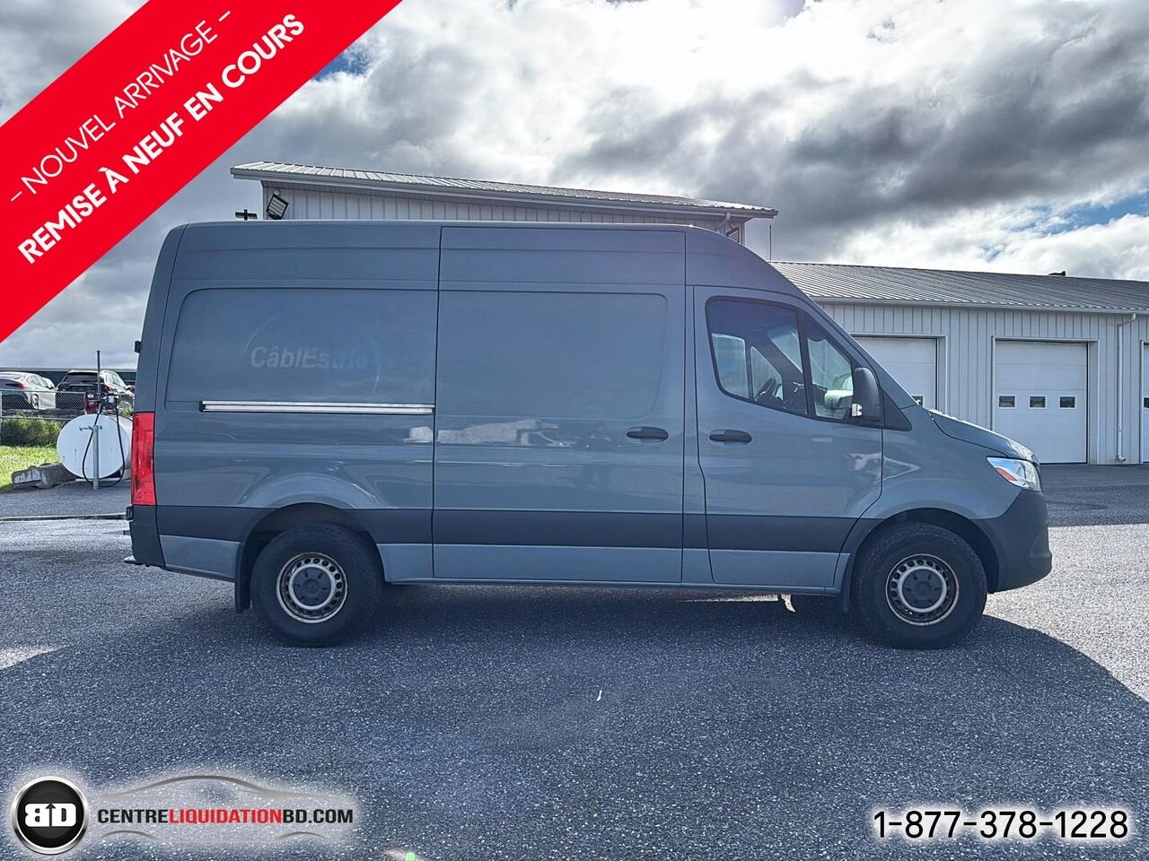 2022 Mercedes-Benz Sprinter fourgonnette utilitaire 2500 V6 144PO | BD0440 Grey Granby - photo #3