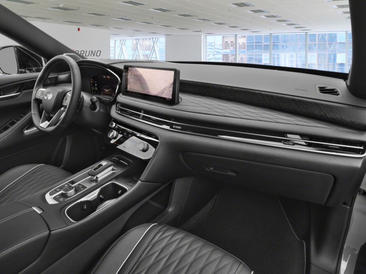 INFINITI QX65 2027 Blanc brillant/Noir obsidienne Saint-Basile-le-Grand - photo #8