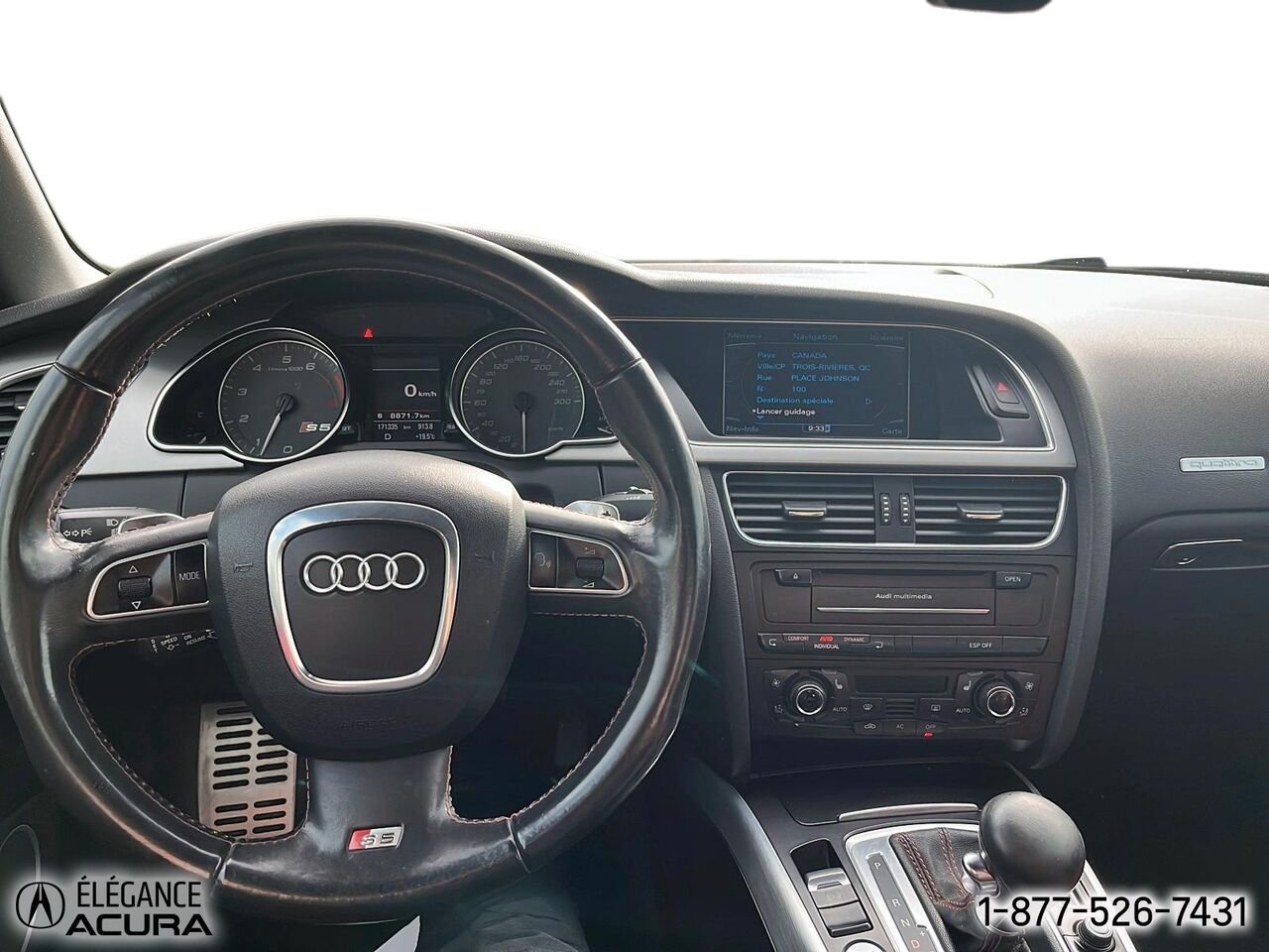 Audi S5 Cabriolet automatique Premium 2 portes | 26084B 2010 Noir Granby - photo #13