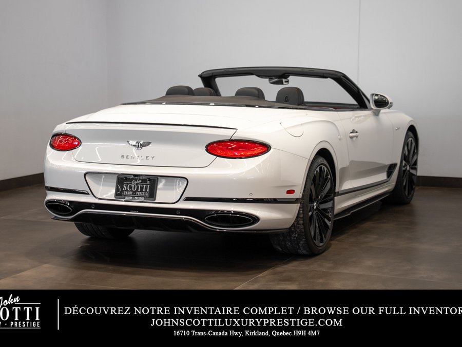 Bentley Continental GT Speed Convertible 2022 Blanc