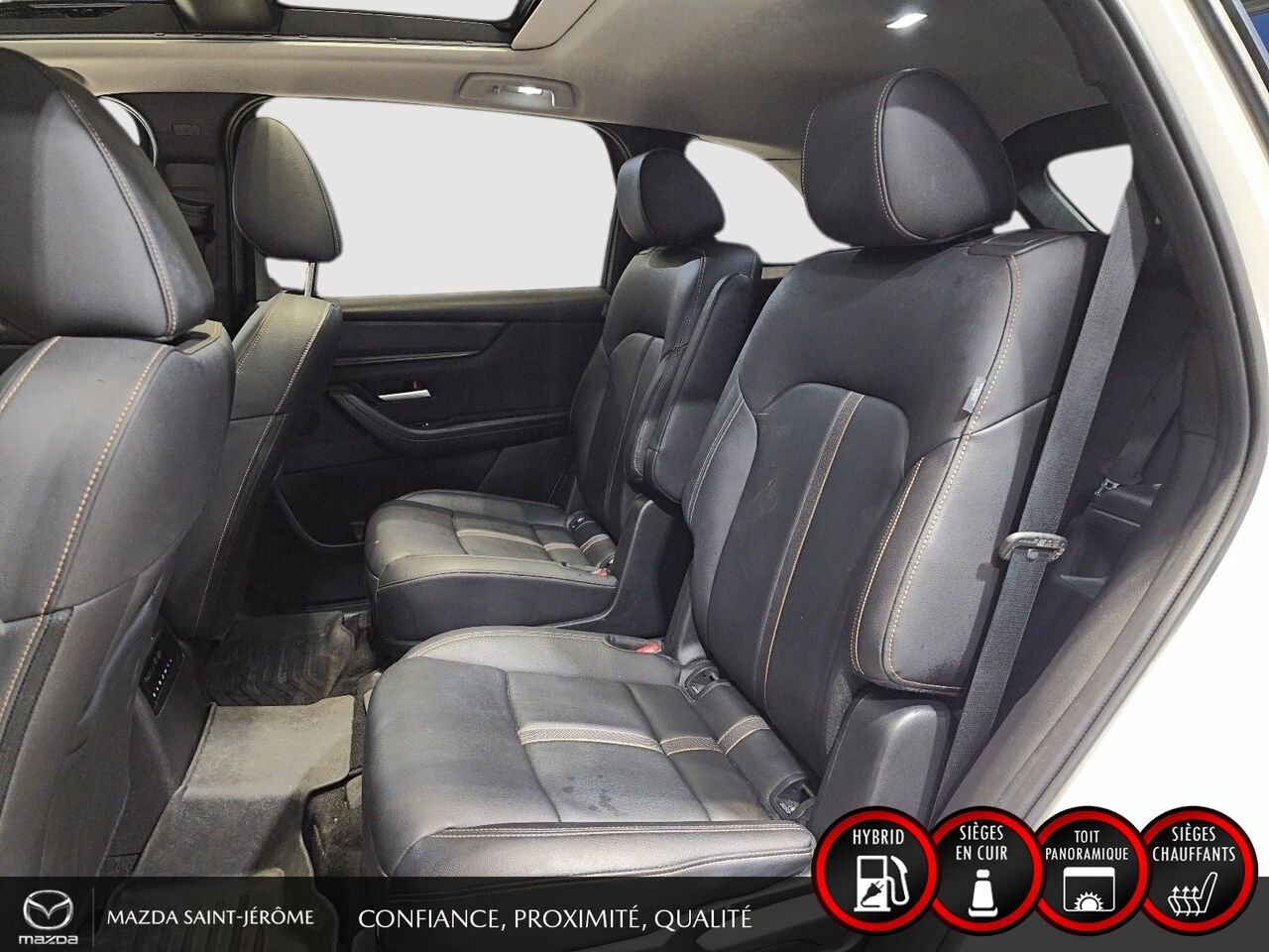 2024 Mazda CX-90 hybride rechargeable GS-L | 1 PROPRIÉTAIRE | HYBRIDE RECHARGEABLE | CUIR | TOIT OUVRANT | AWD White Saint-Jérôme - photo #20