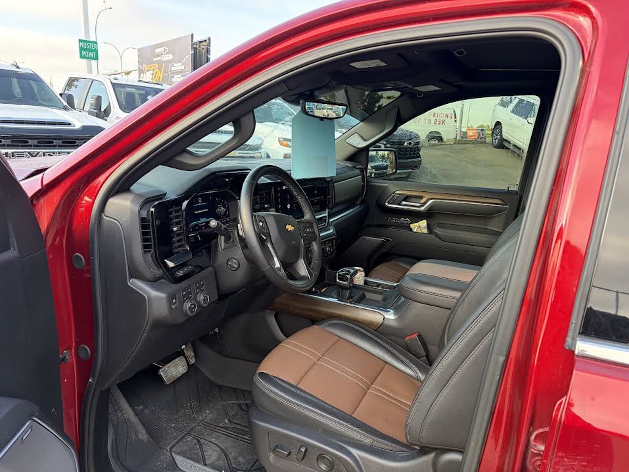 2025 Chevrolet Silverado 1500 4WD Crew Cab 147 High Country Red Sherwood Park - photo #6
