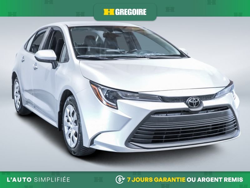 Toyota Corolla 730466 | LE AUTO AC GR ELEC CAM RECULE BLUETOOTH 2023 Argent Laval - photo #0