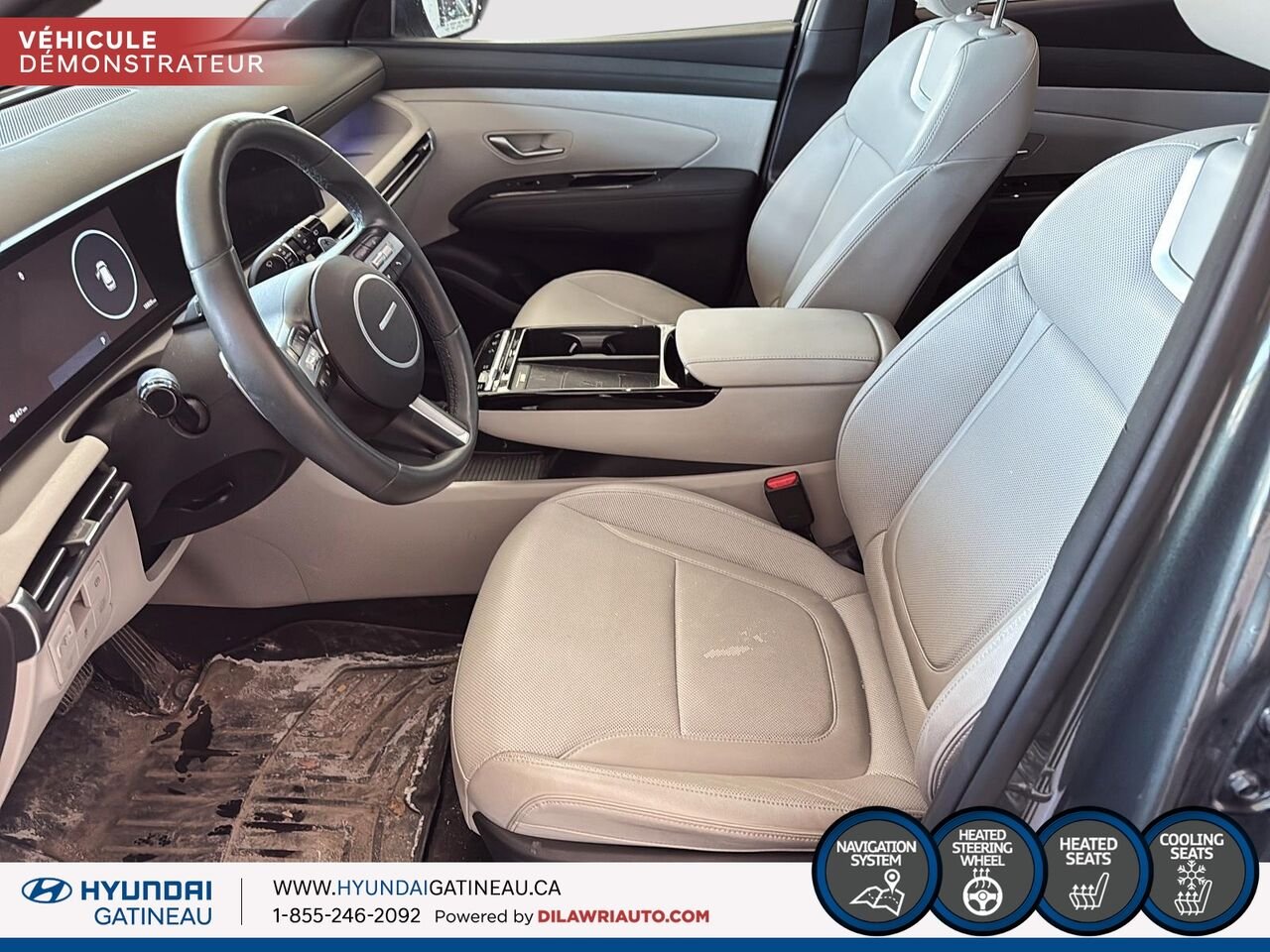 HYUNDAI Tucson hybride 2025 Gris amazonien Gatineau - photo #7