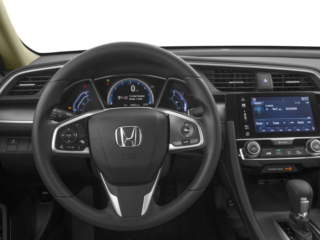 Honda Civic EX 2016 Gris Gatineau - photo #3