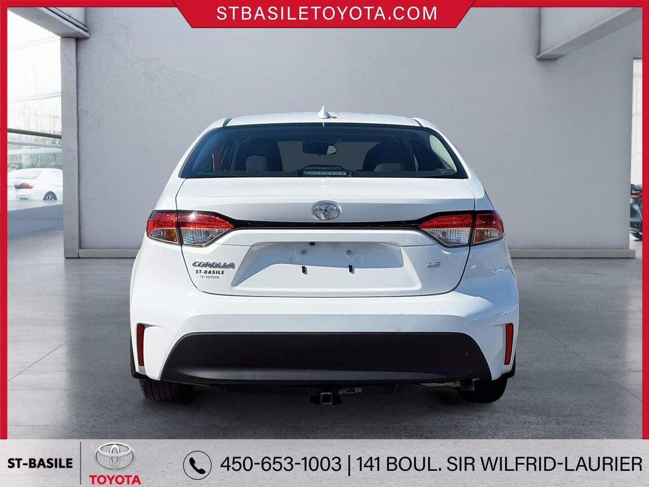 TOYOTA COROLLA 2023 Blanc Saint-Basile-le-Grand - photo #3