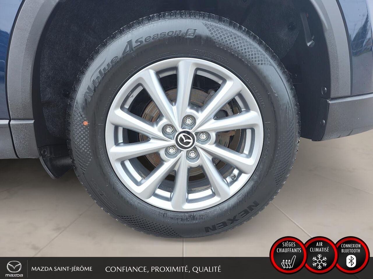 Mazda CX-5 GS | CUIR | AWD | MAGS | 2025 Bleu Saint-Jérôme - photo #9