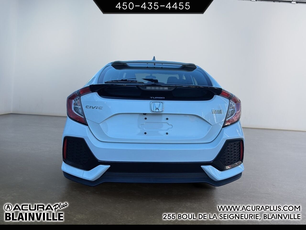 Honda Civic Hayon 2018 Blanc Blainville - photo #4