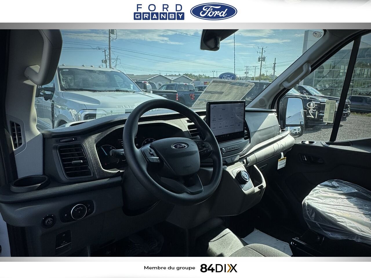 Ford E-TRANSIT FOURGONNETTE UTILITAIRE 2025 Blanc Granby - photo #5