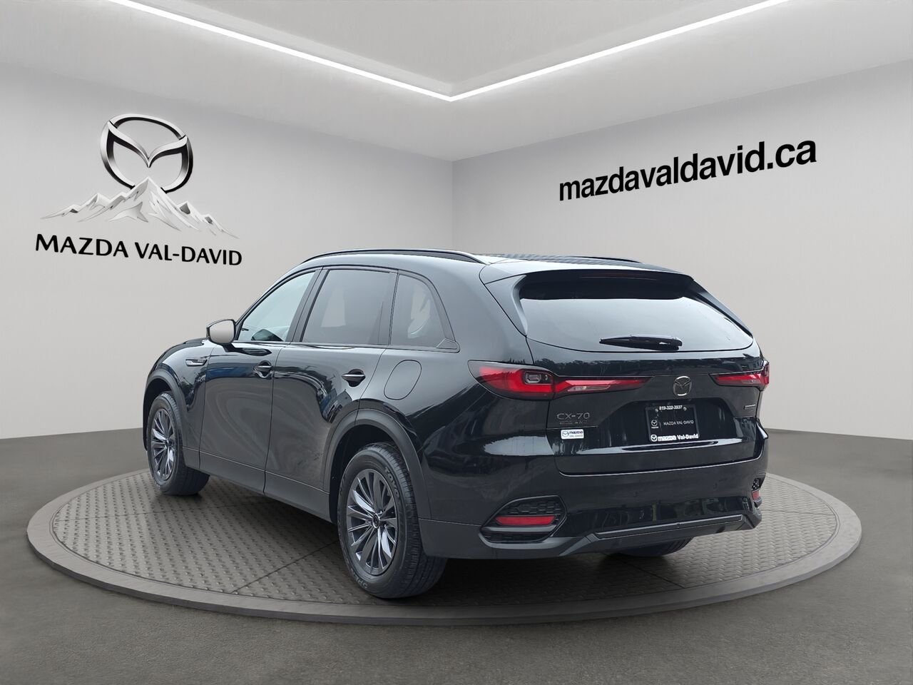 Mazda CX-70 hybride rechargeable GS-L SC TI 2026 Noir de jais mica Val-David - photo #3