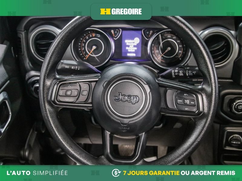 Jeep Wrangler 730494A | SPORT 4WD AUTO MAGS CAM RECUL BLUETOOTH 2022 Noir Laval - photo #13