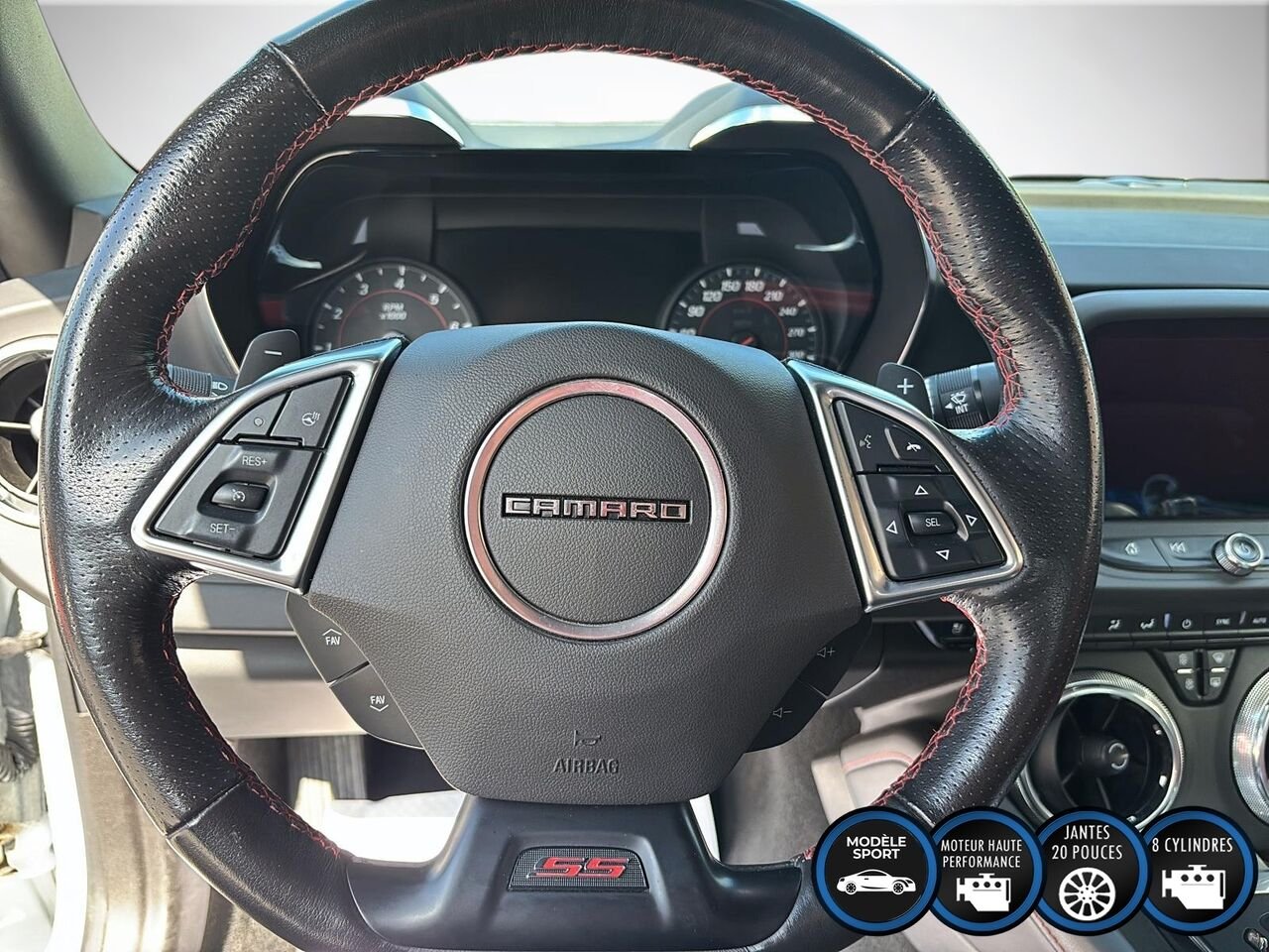 CHEVROLET CAMARO 2 SS CONVERTIBLE 2022 Blanc Saint-Hyacinthe - photo #13