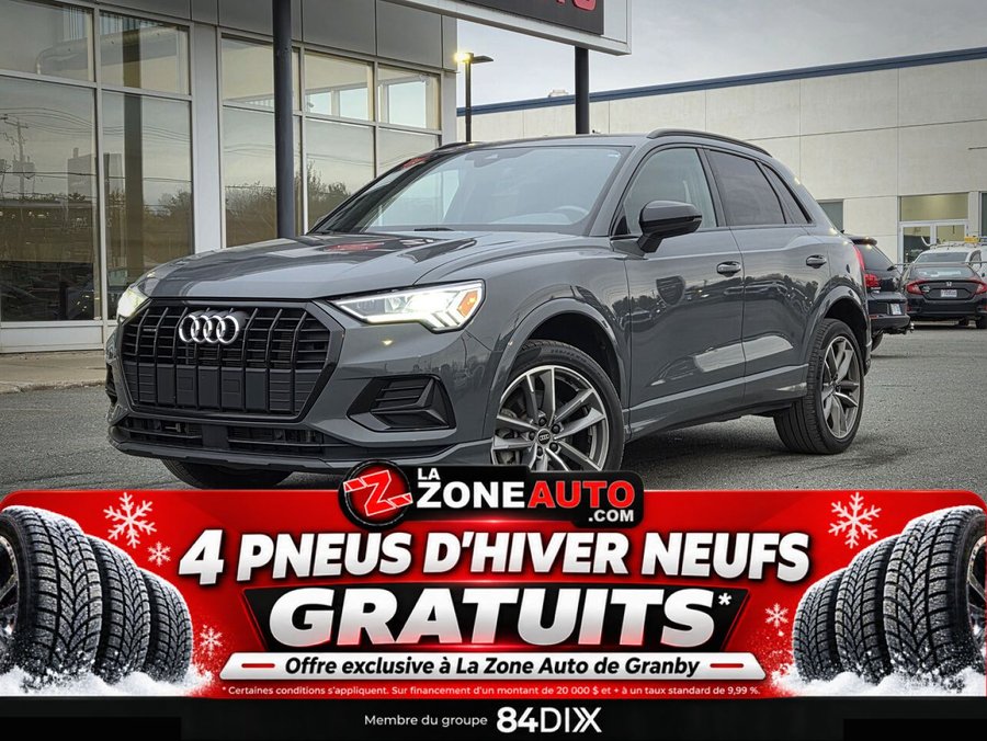 Audi Q3 QUATTRO + JAMAIS ACCIDENTÉ + NAVIGATION 2023 Gris