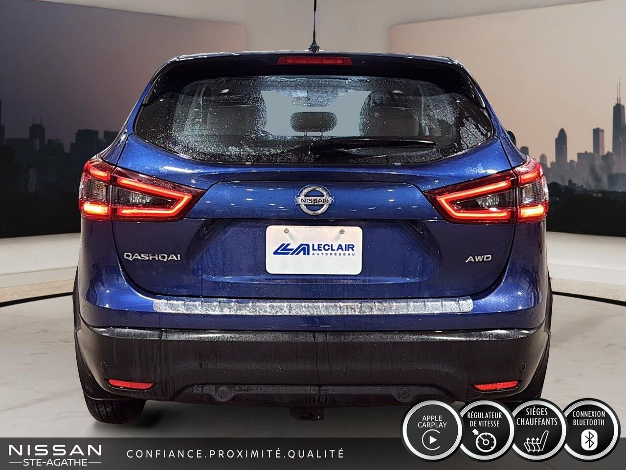 2023 Nissan Qashqai S TI | JAMAIS ACCIDENTÉ | SIÈGES CHAUFFANTS | ANGLES MORTS | CAMÉRA DE RECUL Blue Saint-Jérôme - photo #3