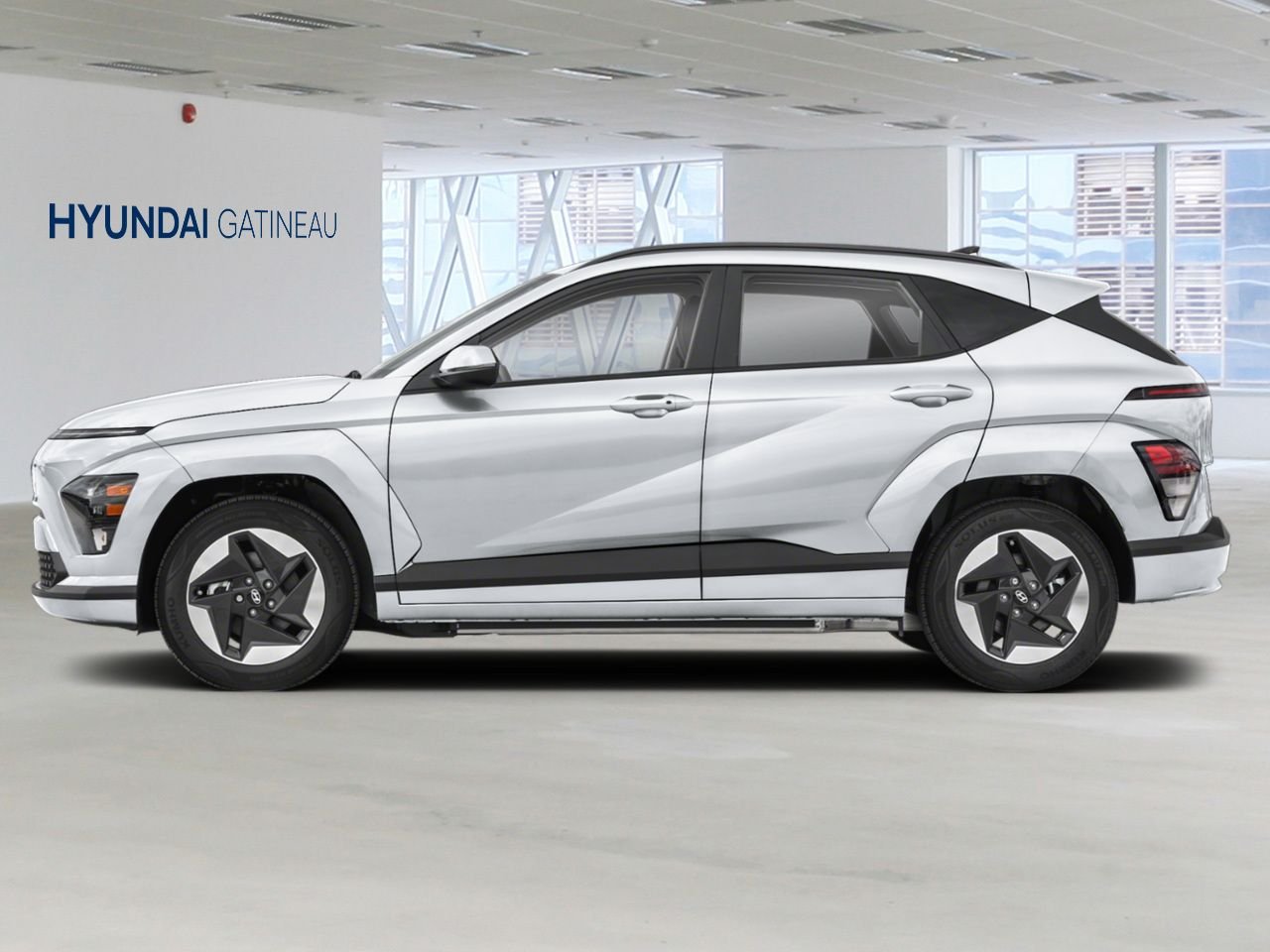 Hyundai Kona électrique 2026 Blanc Atlas Gatineau - photo #2
