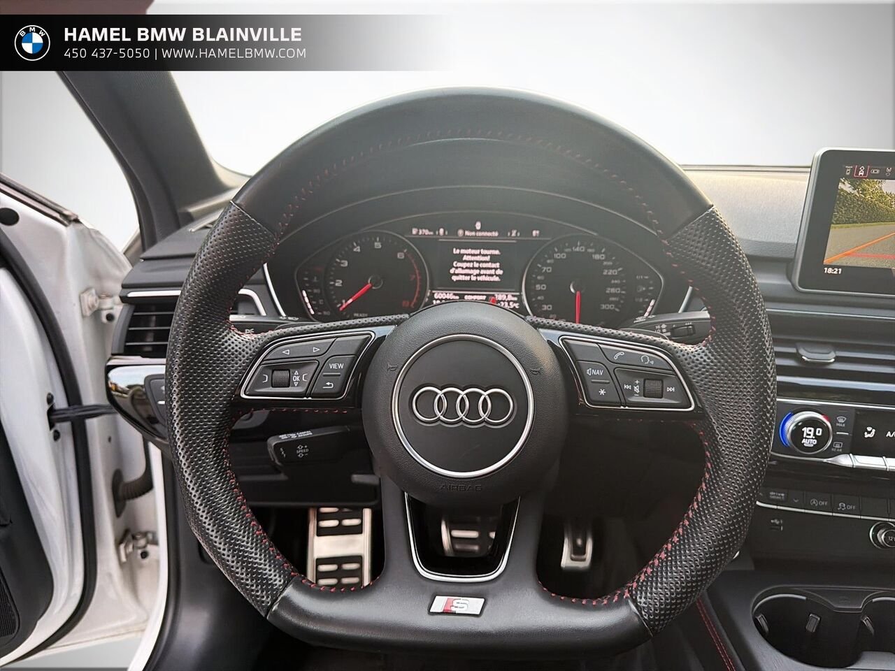 Audi berline A4 Progressiv 2.0 TFSI quattro S tronic 2018 Blanc Blainville - photo #11