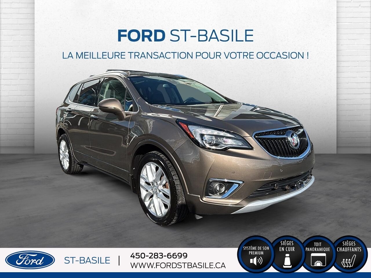 2019 BUICK ENVISION Brown Saint-Basile-le-Grand - photo #10