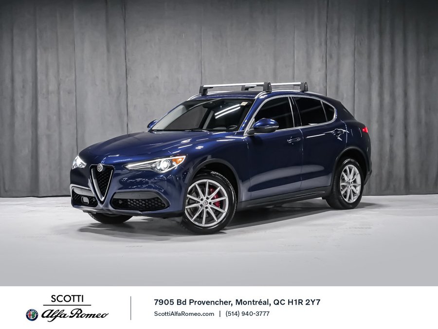 Alfa Romeo Stelvio Ti BARRE DE TOIT DÉMARREUR A DISTANCE 2018 Bleu