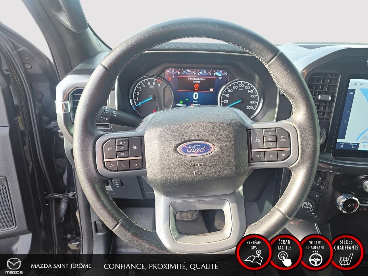 2023 Ford F-150 XLT SPORT | POWERBOOST 3.5L | GROS PNEUS | 4X4 | Black Saint-Jérôme - photo #12