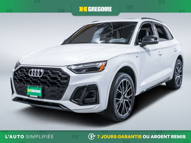 Audi Q5 Progressiv AWD AUTO AC CUIR TOIT NAV CAM RECULE BL 2023 Blanc