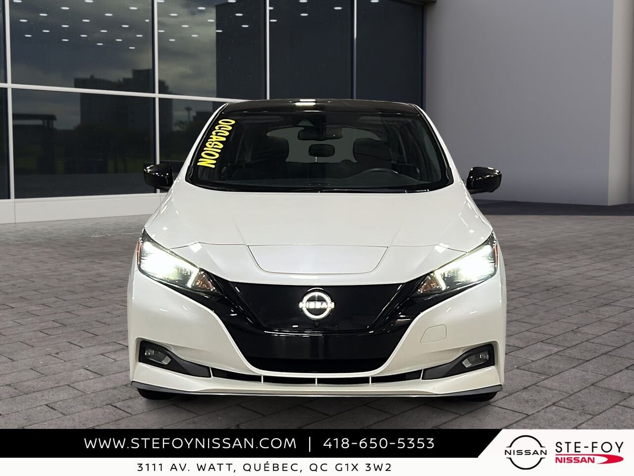 Nissan LEAF SV PLUS 2023 Blanc Ste-Foy - photo #1