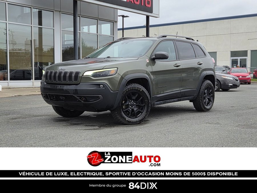 Jeep Cherokee Trailhawk 4x4 CAPACITÉ DE REMOQUAGE JUSQU'À 4500LB + JAMAIS ACCIDENTÉ 2021 Vert