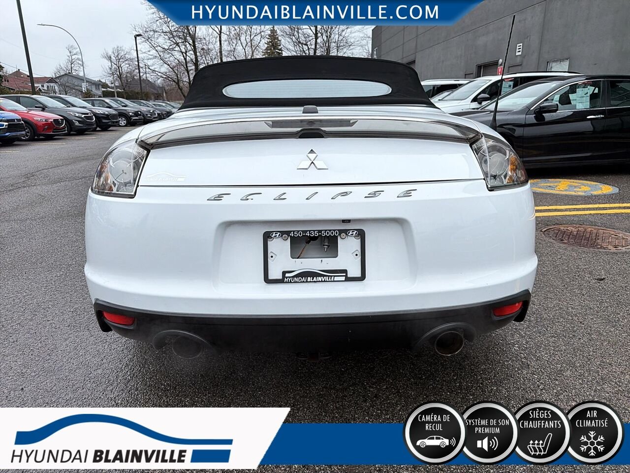 Mitsubishi Eclipse 2011 Blanc Blainville - photo #4