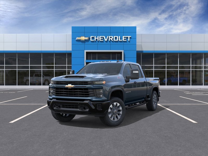 CHEVROLET Silverado 2500HD Custom cabine multiplace 4RM 159 po 2026 BLEU RIVERAIN METALLISE Gatineau - photo #7