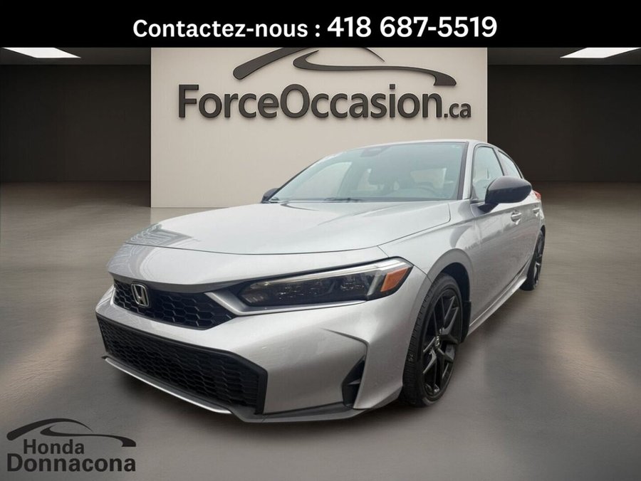 Honda Civic Sport, Toit ouvrant, Bancs chauffant, Volant chauffant 2025 Argent
