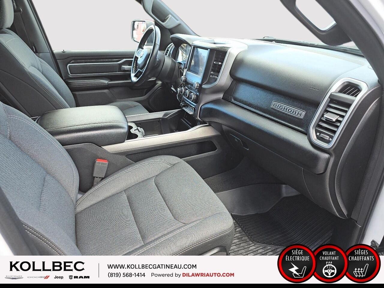 2020 RAM 1500 26821 | Big Horn Sport 4x4 Crewcab 4x4 White Gatineau - photo #20