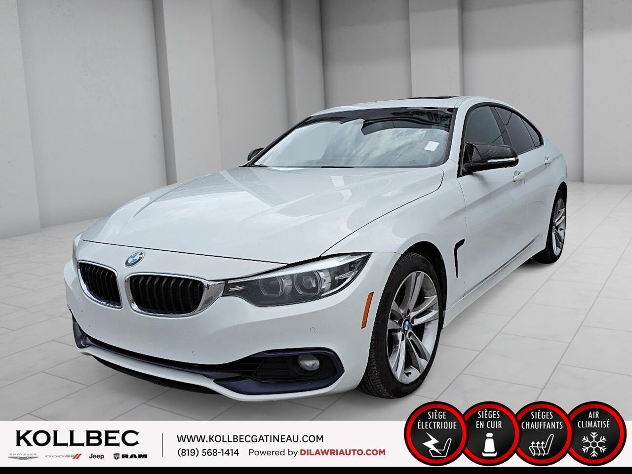 2018 BMW Série 4 U19530 | 430i xDrive White Gatineau - photo #0