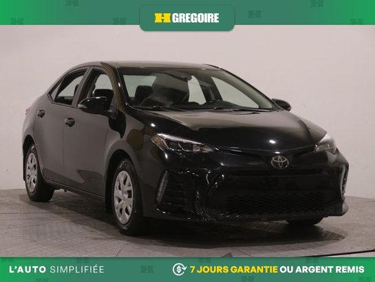 2019 Toyota Corolla SE AUTO AC CUIR GR ELECT CAMERA DE RECUL BLEUTOOTH Black