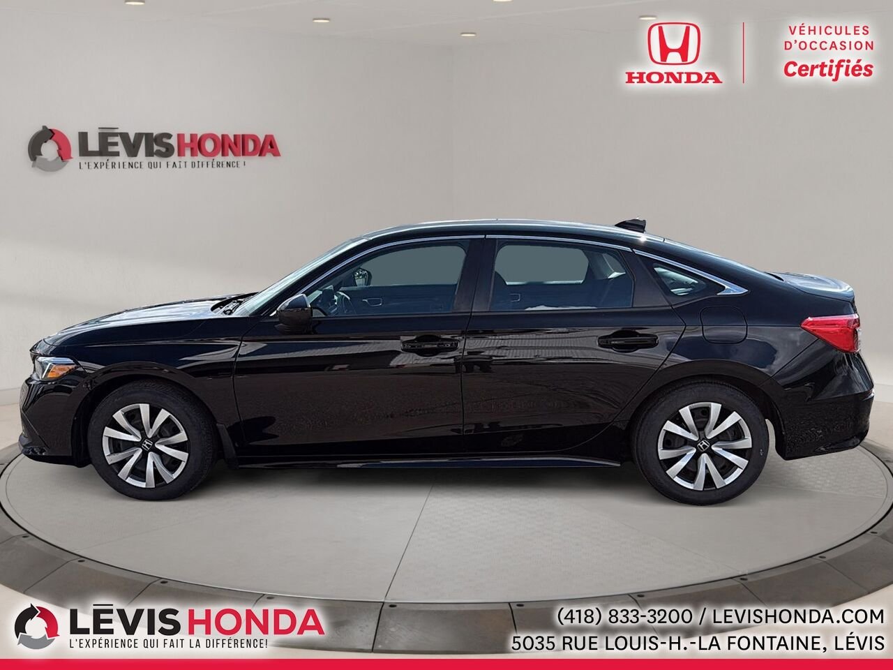 Honda Civic LX LX CVT 2023 Blanc Lévis - photo #12