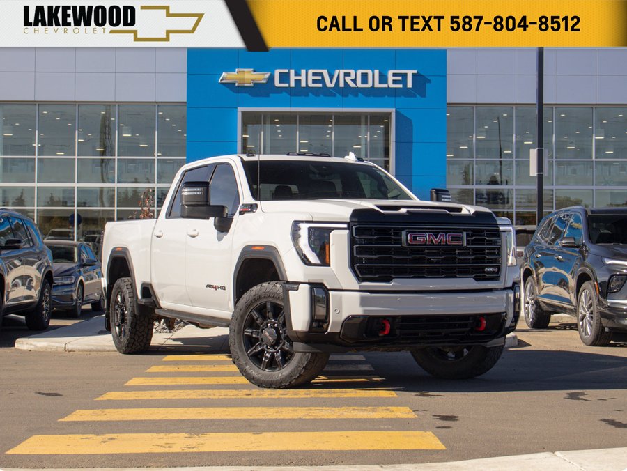 2024 GMC Sierra 2500HD AT4 Plus 6.6L Duramax | Power Sunroof White