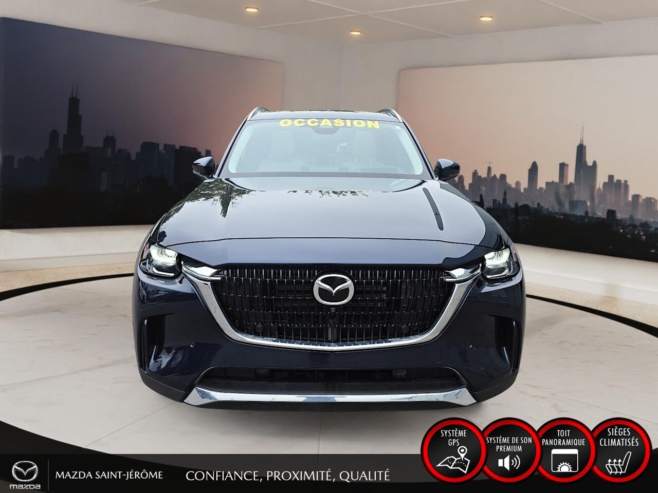 2025 Mazda CX-90 hybride rechargeable Blue Saint-Jérôme - photo #2