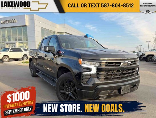 2024 Chevrolet Silverado 1500 RST Premium True North 5.3L Z71 | Power Sunroof Black