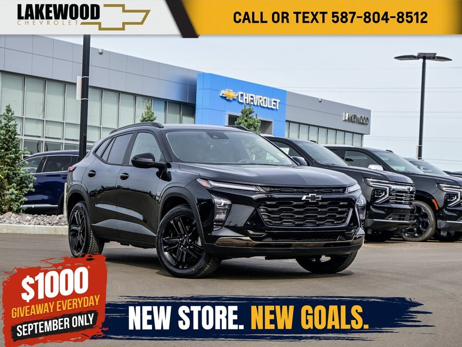 2025 Chevrolet Trax ACTIV 1.2T | Power Sunroof Black